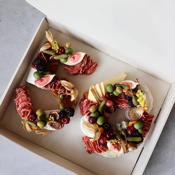 Cheese & Charcuterie Letter, Number & Symbol Platters